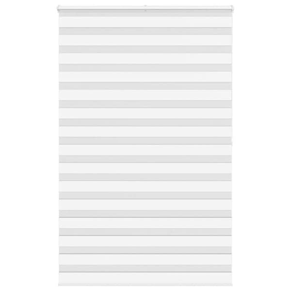 Rullgardin zebra vit 150x200 cm tyg bredd 145,9 cm polyester