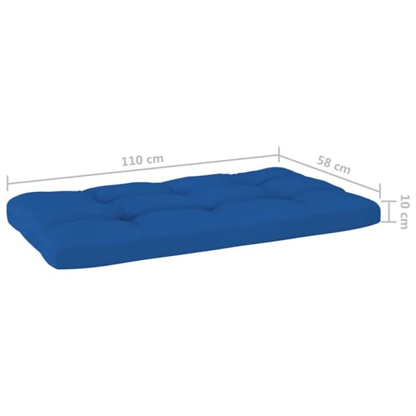 Mittensektion till pallsoffa honungsbrun impregnerad furu
