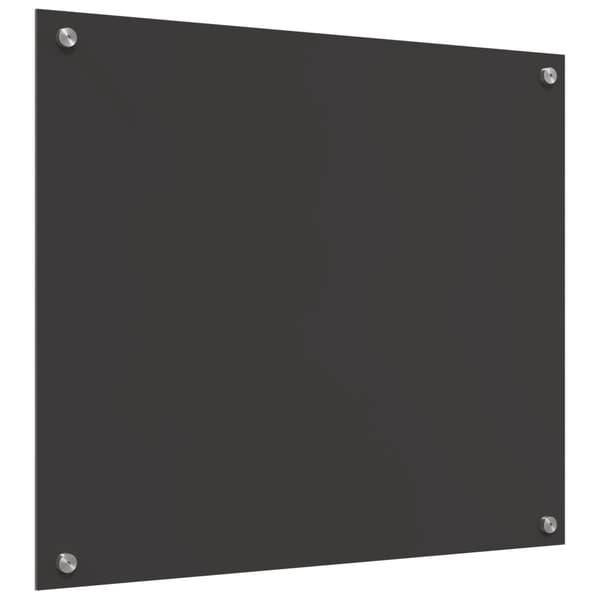 Köksskydd Mörkgrå 70 x 60 cm härdat glas