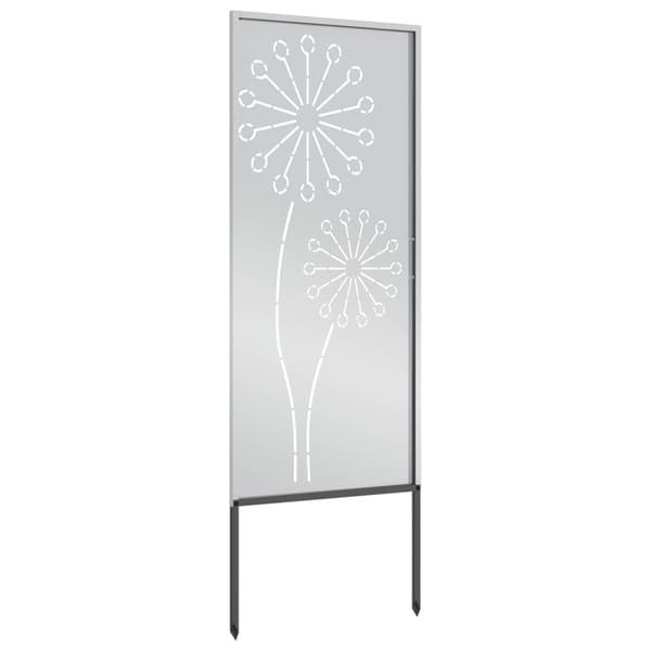 Trädgårds integritetsskärm Silver 50 x 140 cm Galvaniserat stål