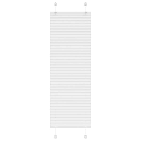 Plisserad persienn vit 40x150 cm tyg bredd 39,4cm polyester