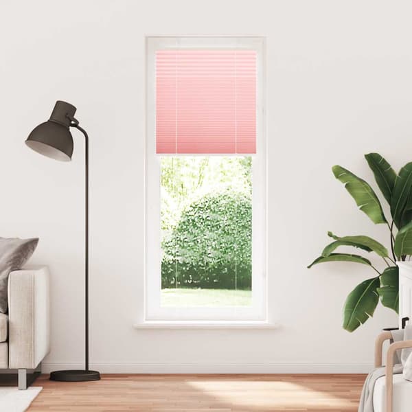 Plisserad persienn rosa 70x200 cm tyg bredd 69,4 cm polyester