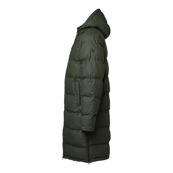 Shanna Long Padded Coat Dark olive Unisex
