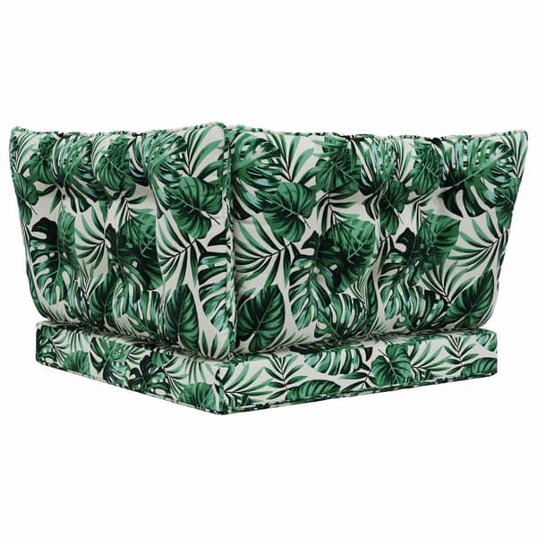 Utomhus Soffa Kudde 3 pcs Bladmönster Polyester