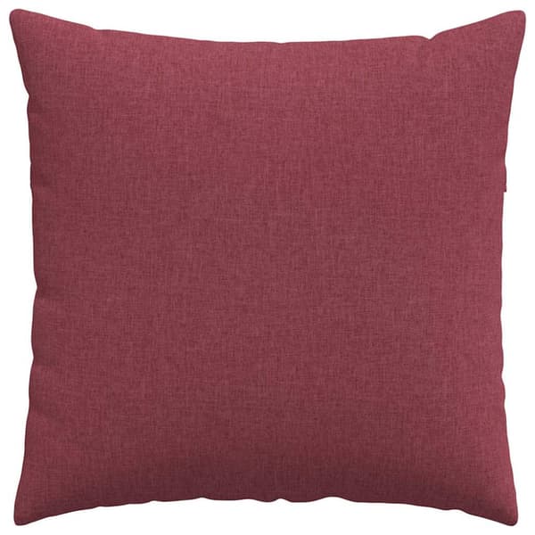 Sofakuddar 2 pcs Vinröd 60 x 60 cm tyg