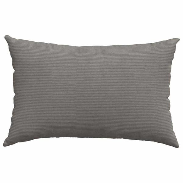 Sofakuddar 2 pcs Ljusgrå 60 x 40 cm Kordread tyg