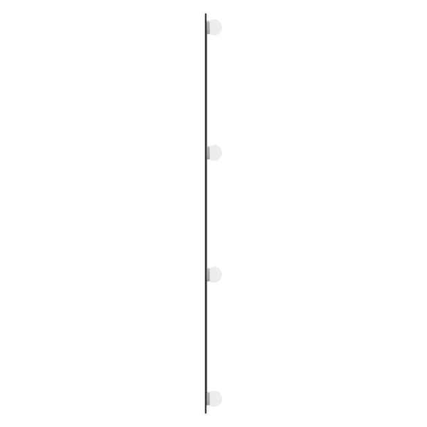 Väggspegel med LED-belysning 40x100 cm glas rektangulär