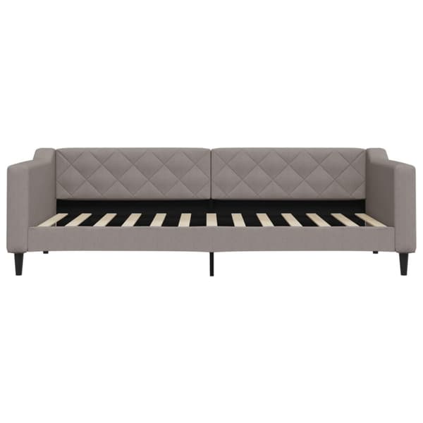 Dagbädd utdragbar taupe 90x200 cm tyg