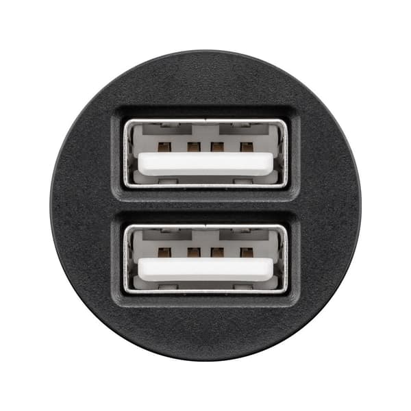 goobay Dual USB strömadapter för bil - USB - 24 Watt