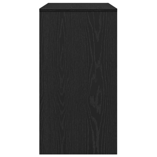Avlastningsbord svart ek 89x41x76,5 cm konstruerat trä