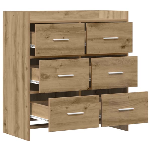 Sideboard Artisan-ek 75 x 33 x 80 cm Konstruerat trä