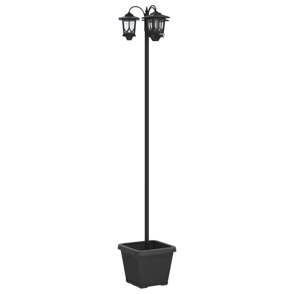 Utomhus Solamp with LED Bulb Svart
