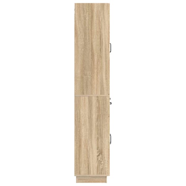Skåpset 2 pcs Sonoma-ek Konstruerat trä