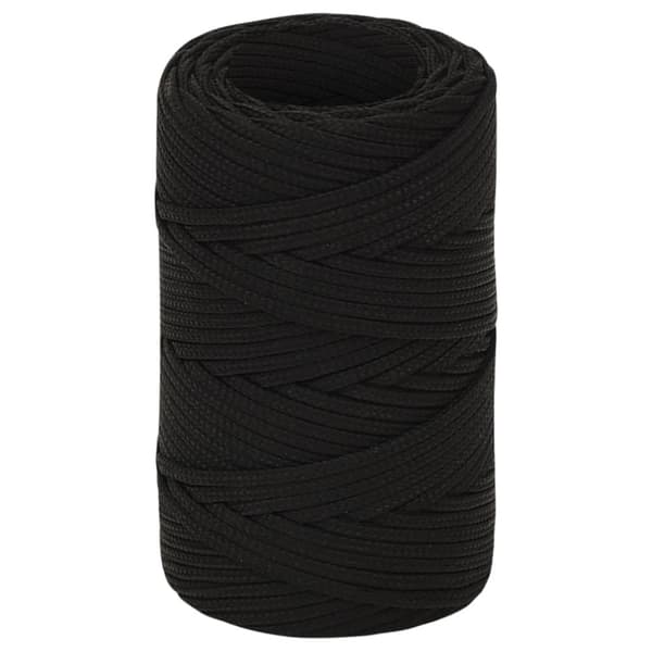 Rep svart 2 mm 250 m polyester