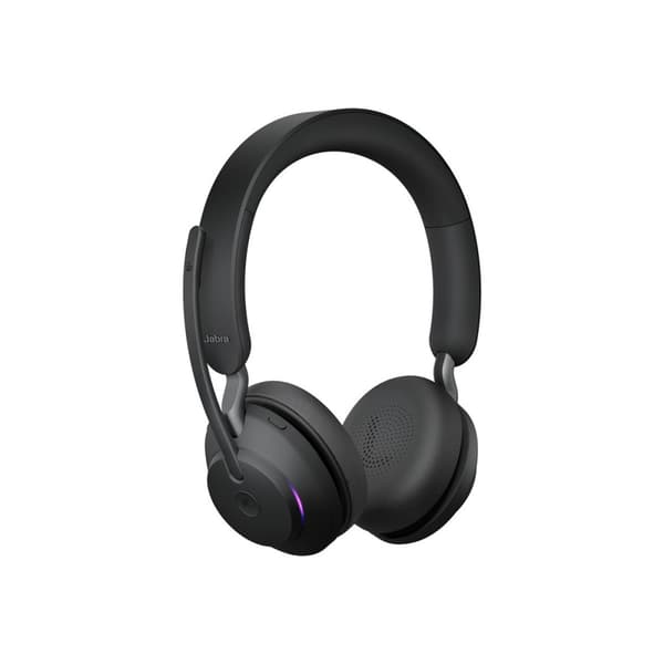 Jabra Evolve2 65 MS Stereo - headset - USB-A - med laddningsställ