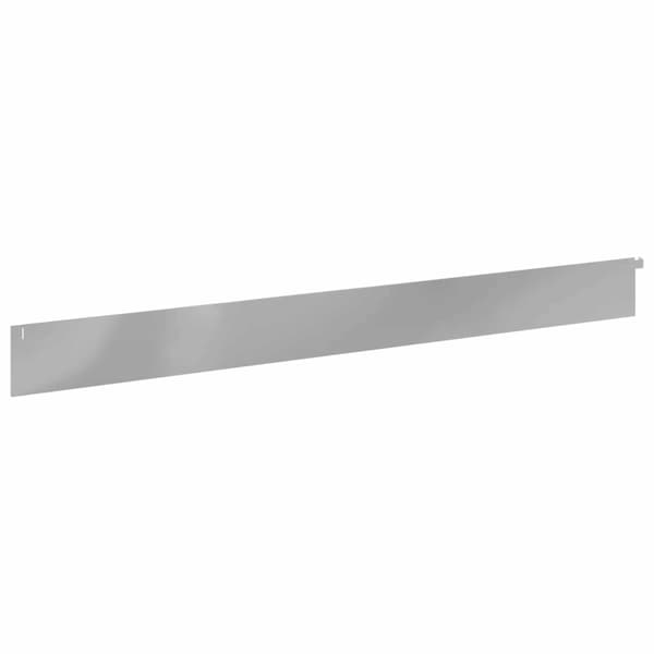 Kant för gräsmatta 10 pcs 102 x 10 x 4 cm Stål Silver