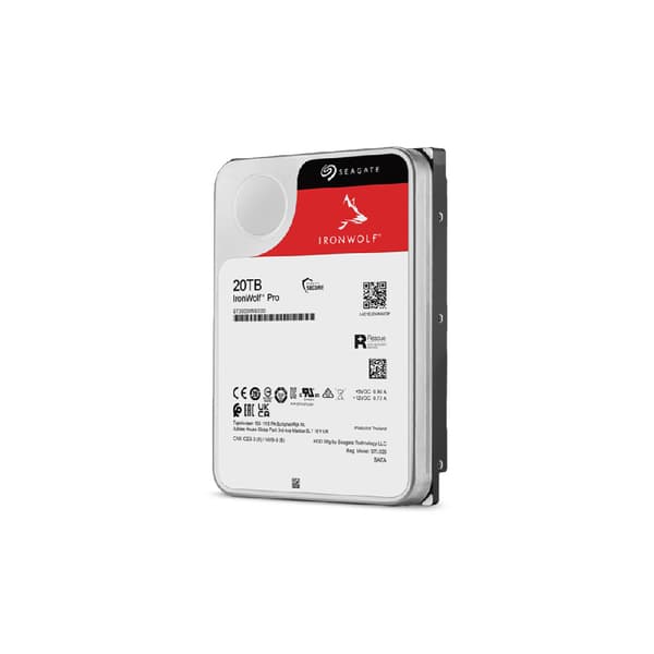 Seagate IronWolf Pro ST20000NT001 - hårddisk - 20 TB - SATA 6Gb/s