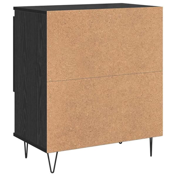 Sideboard Svart Ek 60 x 35 x 70 cm