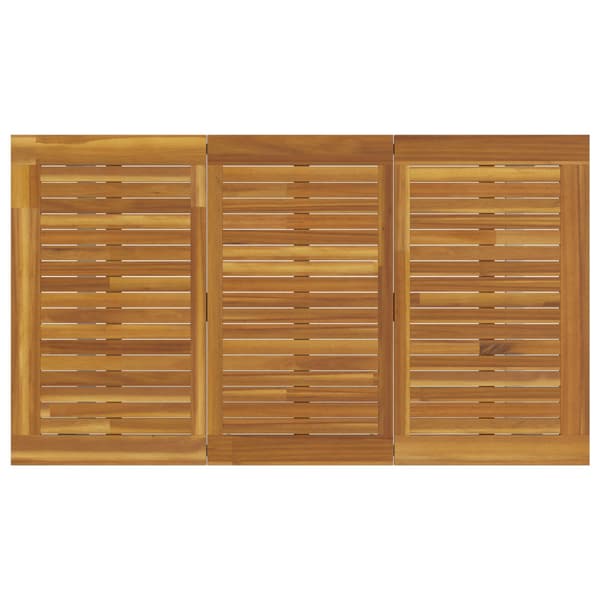 Trädgårdsmöbelset 7 pcs Grå Massivt Akaciaträ