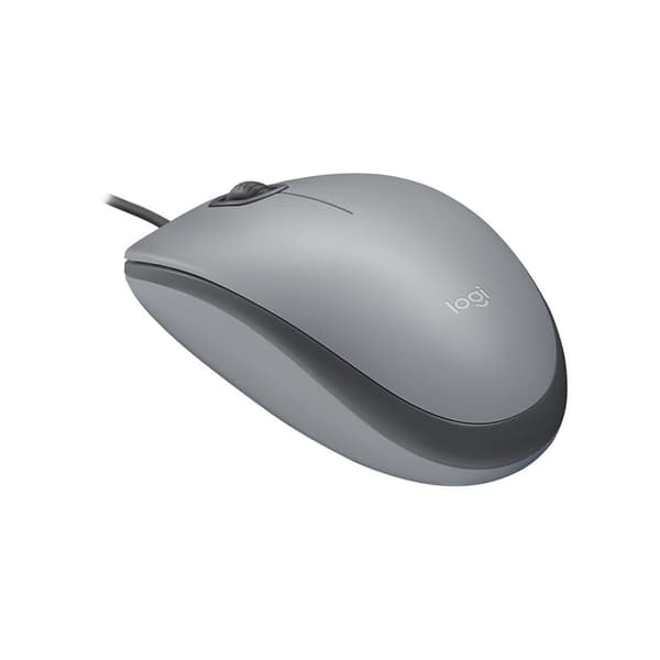 Logitech M110 Silent - mus - USB-A - mellangrå