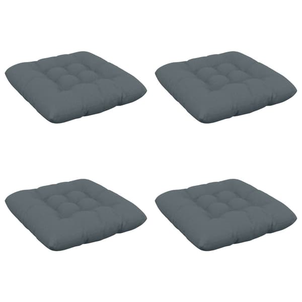Sittkuddar VIANEN 4 st 100% Polyester Blå 60 x 60 x 12 cm