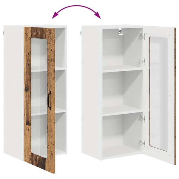 Diskmaskin panel Kalmar Gammalt trä 40 x 31 x 100 cm