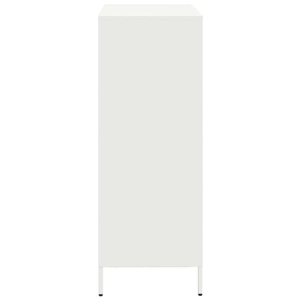 Högskåp vit 39x35x103,5 cm stål