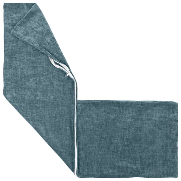 Kuddöverdrag 2 st HEERLEN Blå 40 x 145 cm Chenilletyg