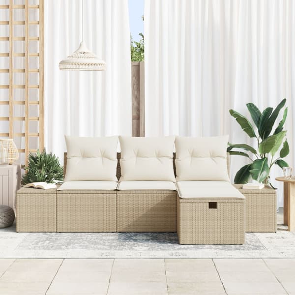 Soffset med kudde 4 pcs konstrotting