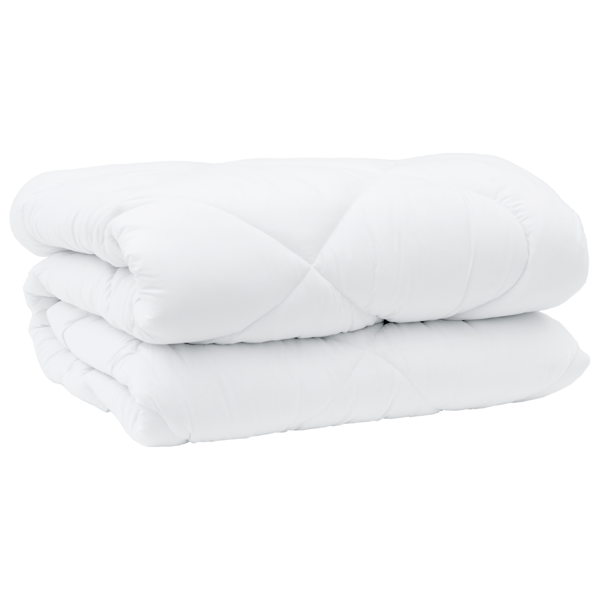 Vinter Täcke med kudde 3 pcs Vit Mikrofiber