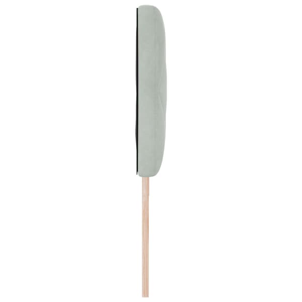Huvudgavel Ljusgrå 180 cm Sammet