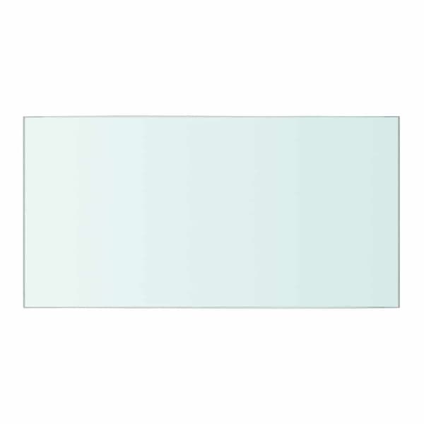 Hyllplan glas genomskinlig 40x20 cm
