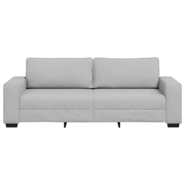 3-sitssoffa molngrå 220x77x82 cm tyg