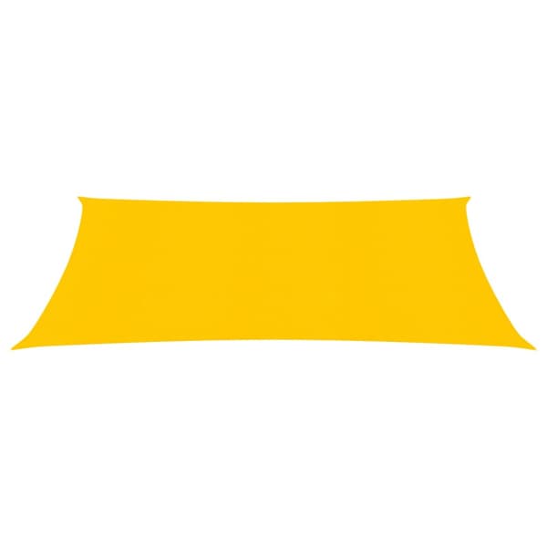 Solsegel 160 g/m² rektangulär gul 2x3 m HDPE