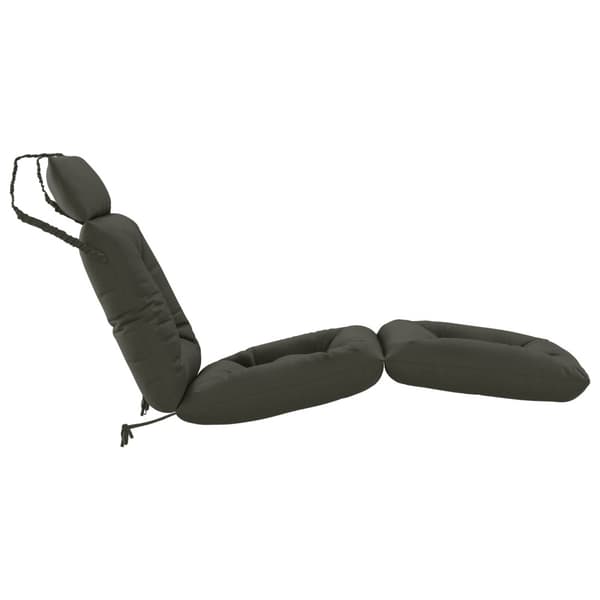 Solstol Kudde VIANEN 100% Polyester Antracit 200 x 60 x 8 cm