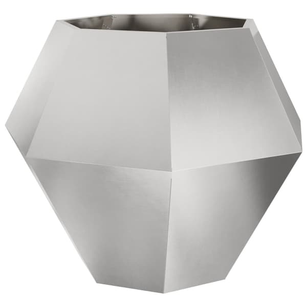 Planteringskärl Silver 100 x 100 x 80 cm Rostfritt stål