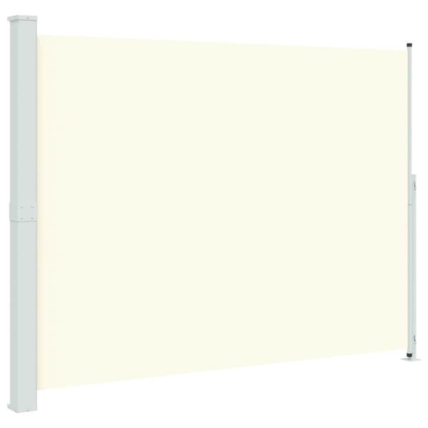 Infällbar sidomarkis 220x300 cm gräddvit