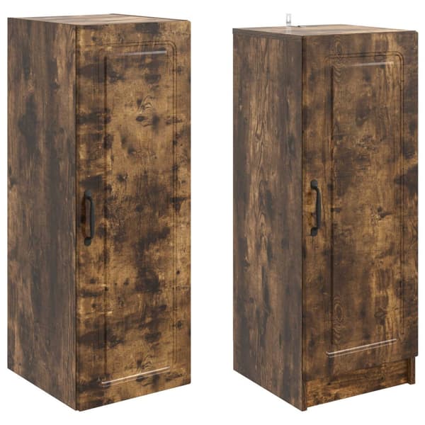 Skåpset 2 pcs Konstruerat trä