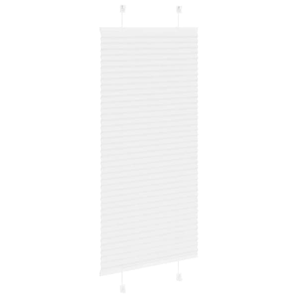 Plisserad persienn vit 60x100cm tyg bredd 59,4cm polyester