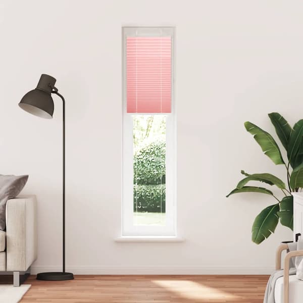 Plisserad persienn rosa 50x200cm tyg bredd 49,4cm polyester