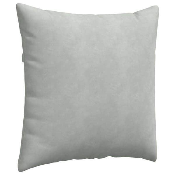 Sofakuddar 2 pcs Ljusgrå 60 x 60 cm Kordread tyg