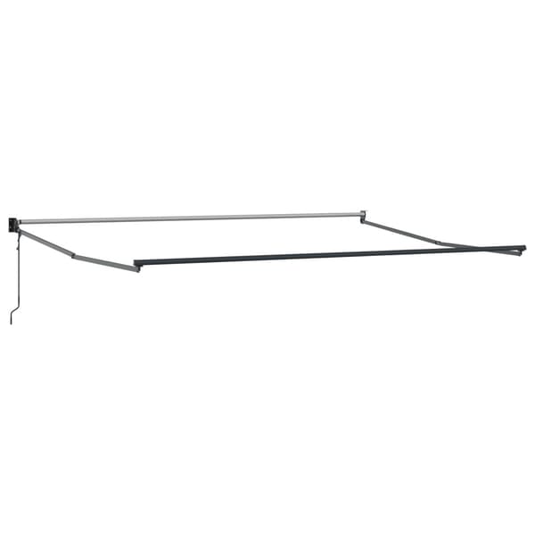 Utfällbar markis Flerfärgsdesign 400 × 300 cm