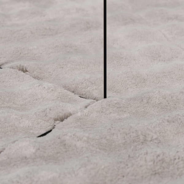 Områdesmattor Rektangulär SIROLO Sand 150 x 80 cm Polyester