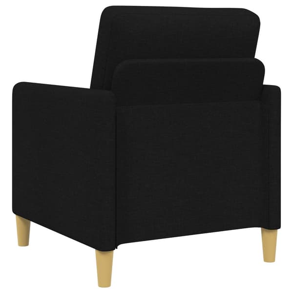 Soffgrupp med förvaring 2 pcs Svart Polyester