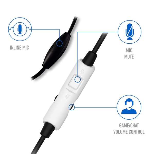 Stealth C6-50 Gaming Headset for PS4/PS5, XBOX, Switch, PC - Blue/White