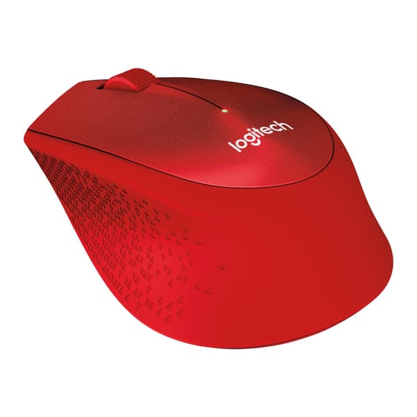 Logitech M330 SILENT PLUS - mus - 2.4 GHz - röd