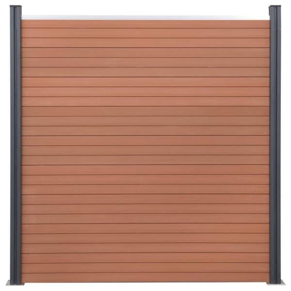 Staketpanel brun 872x186 cm WPC