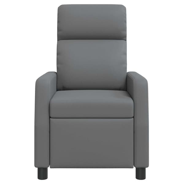Recliner Grå Konstläder