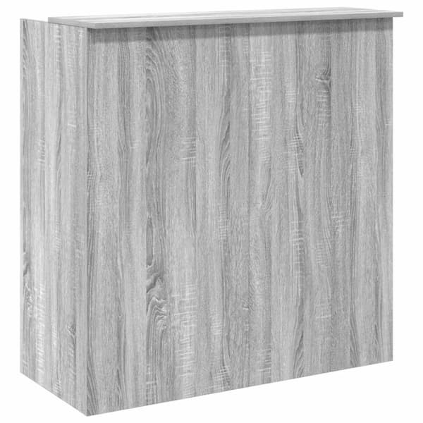 Receptionsdisk grå sonoma 100x50x103,5 cm konstruerat trä