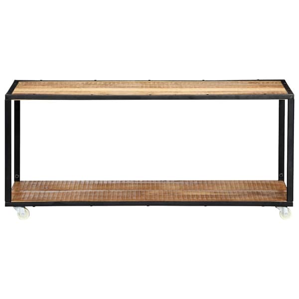 Soffbord 90x50x40 cm massivt återvunnet trä